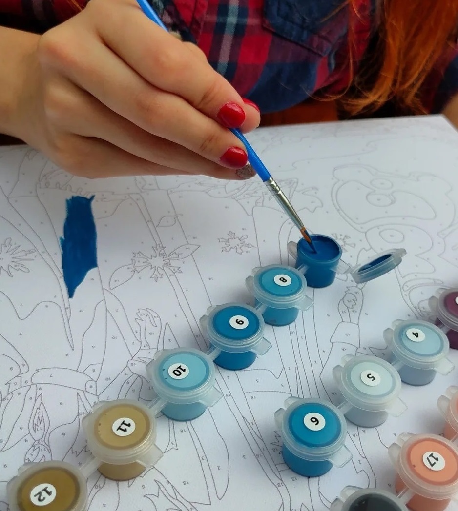 proceso a medio pintar