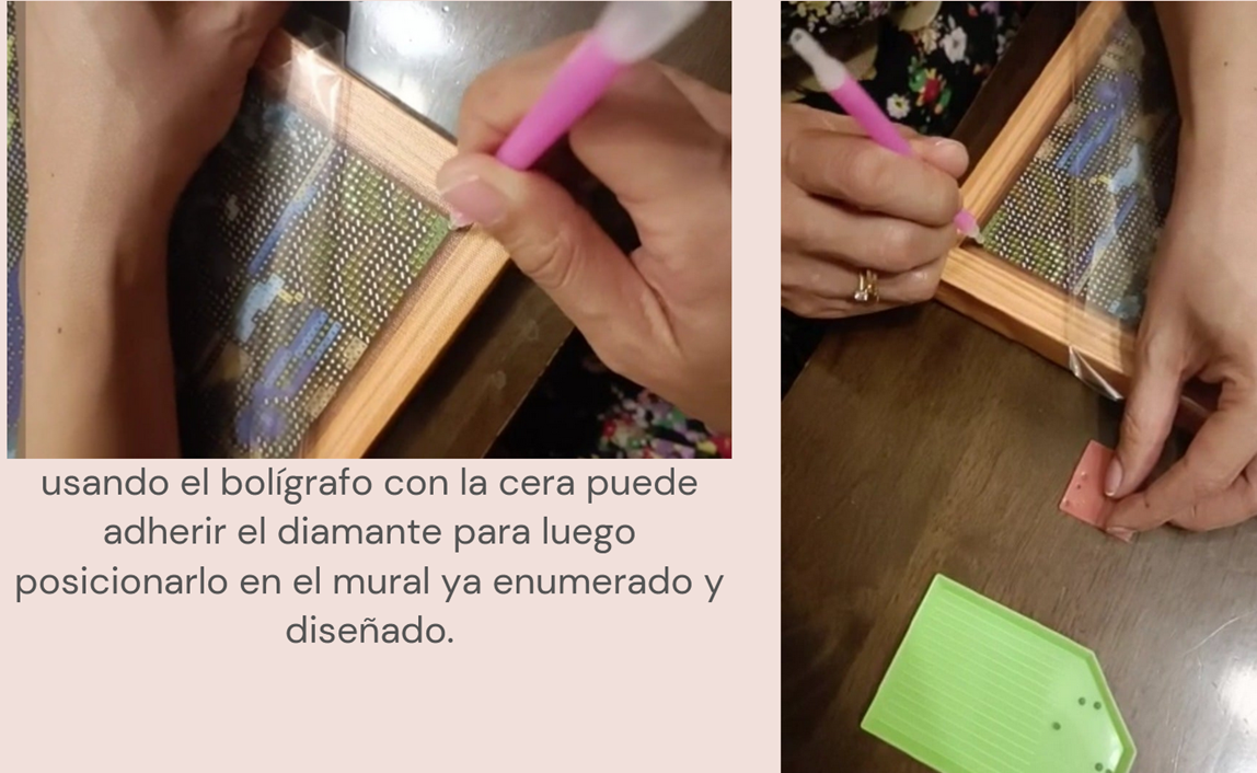 detalle diamante en lienzo (placeholder)