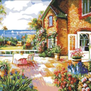 Casa de Milán al óleo