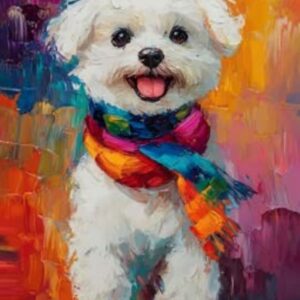 Alegría Multicolor al Oleo 50x40 cm